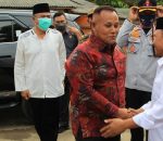 Bupati Lampung Selatan H. Nanang Ermanto menghadiri acara Halal Bihalal yang digelar oleh Dewan Perwakilan Daerah Lampung Selatan (DPD LS) Partai Keadilan Sejahtera (PKS), yang bertempat di kediaman Ketua DPD PKS Lampung Selatan, H. Antoni Imam