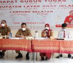 Bunda Forum Anak Lamsel Winarni Nanang Ermanto Hadiri Rapat Gugus Tugas Kabupaten Layak Anak