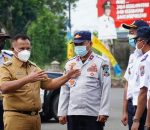 Bupati Lamsel Nanang Ermanto Pantau Ujicoba Rekayasa Lalulintas