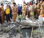 Penyebab Banjir Di Desa Tanjung Sari Natar Di Tinjau Bupati Lamsel