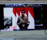 Secara virtual Bupati Lamsel Ikuti Penyerahan Difa Dan TTKD Dari Presiden