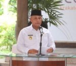 Bupati Lamsel Nanang Ermanto Berikan Samburan Pada Acara Rapat Senat Terbuka STIH Muhamadiyah Kalianda