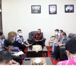 Bupati Lampung Selatan H. Nanang Ermanto Menerima Audiensi PT. Bumi Makmur International dan PT. Sekar Kanaka Langgeng,