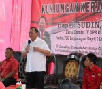 Bupati Lampung Selatan H. Nanang Ermanto menghadiri acara Kunjungan Kerja/Reses Ketua Komisi IV DPR RI Yang Bertempat di Desa Sinar Pasemah, Kecamatan Candipuro