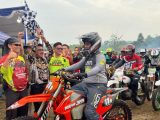 Hari Ulang Tahun (HUT) Bhayangkara ke-76, Polres Lampung Selatan menggelar event Bhayangkara Trail Adventure Reborn 2022.